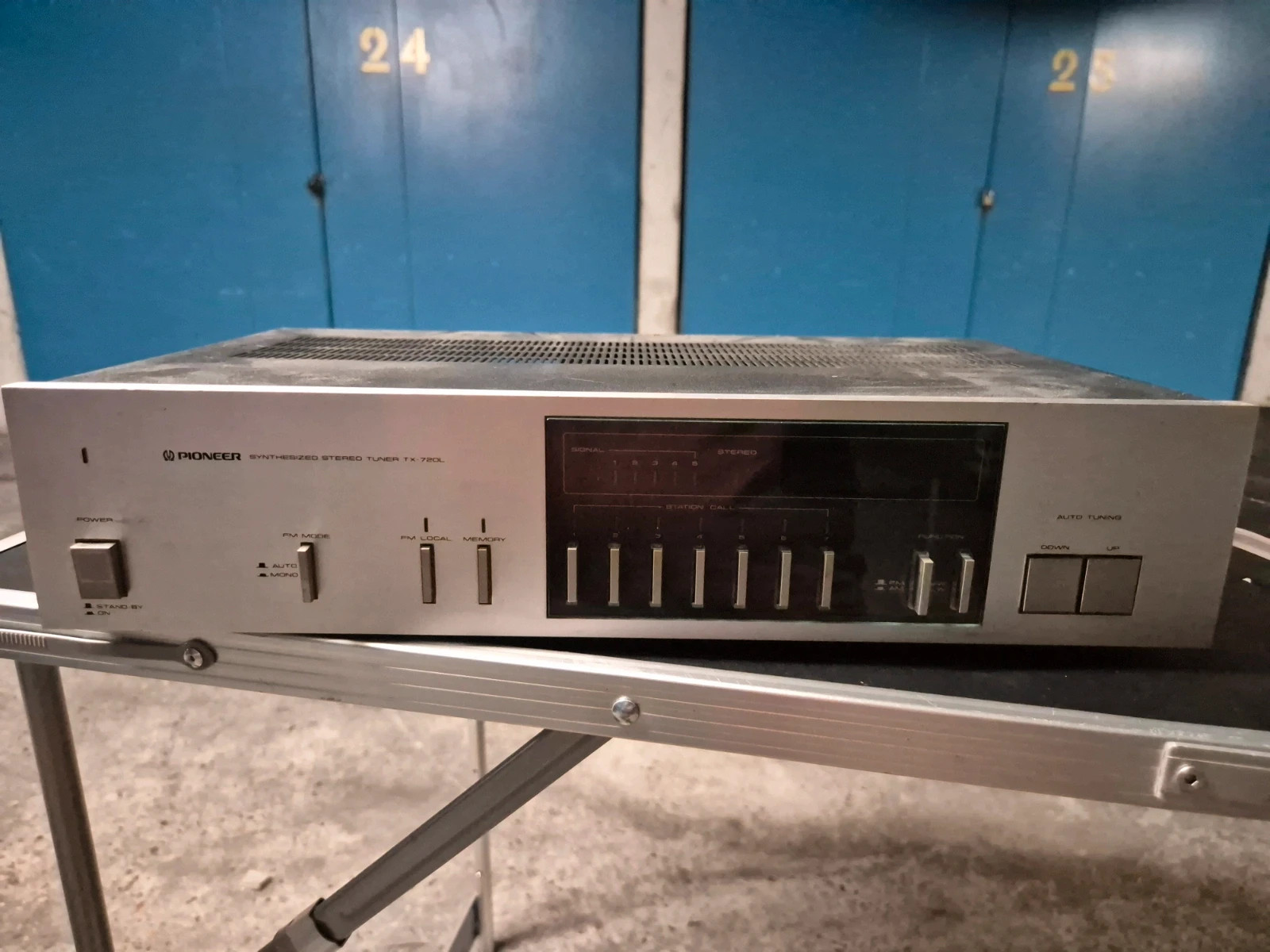Tuner Vintage Pioneer TX-720 – Façade Argentée – Pioneer 4