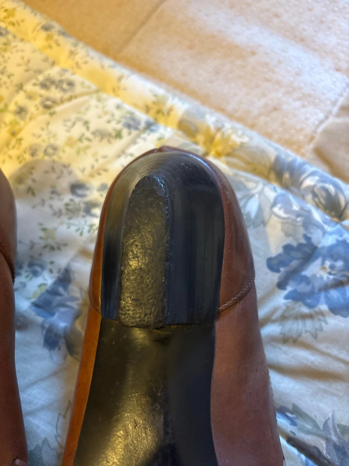 Chaussure vintage acheté en Pologne cuir taille 38 – taille 37 5