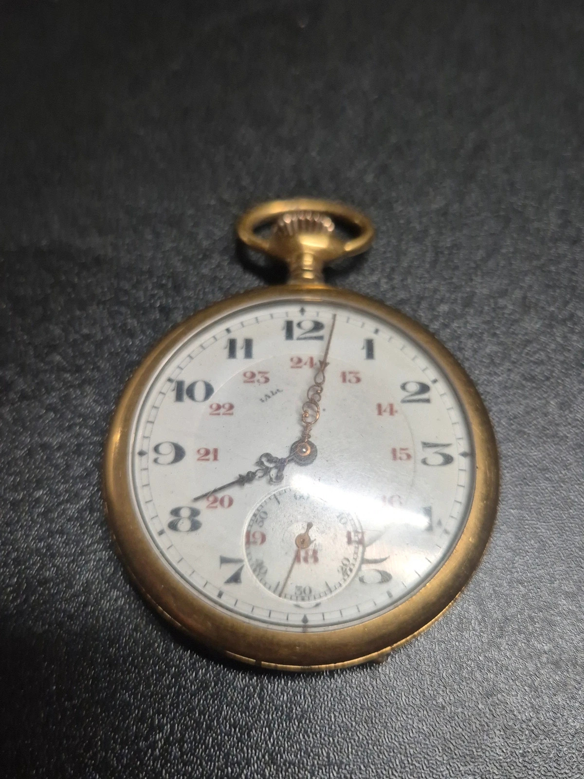 Montre à gousset ancienne mécanique – Boîtier JBB – Suisse Circa 1915 – À réviser – taille 47 mm et plus