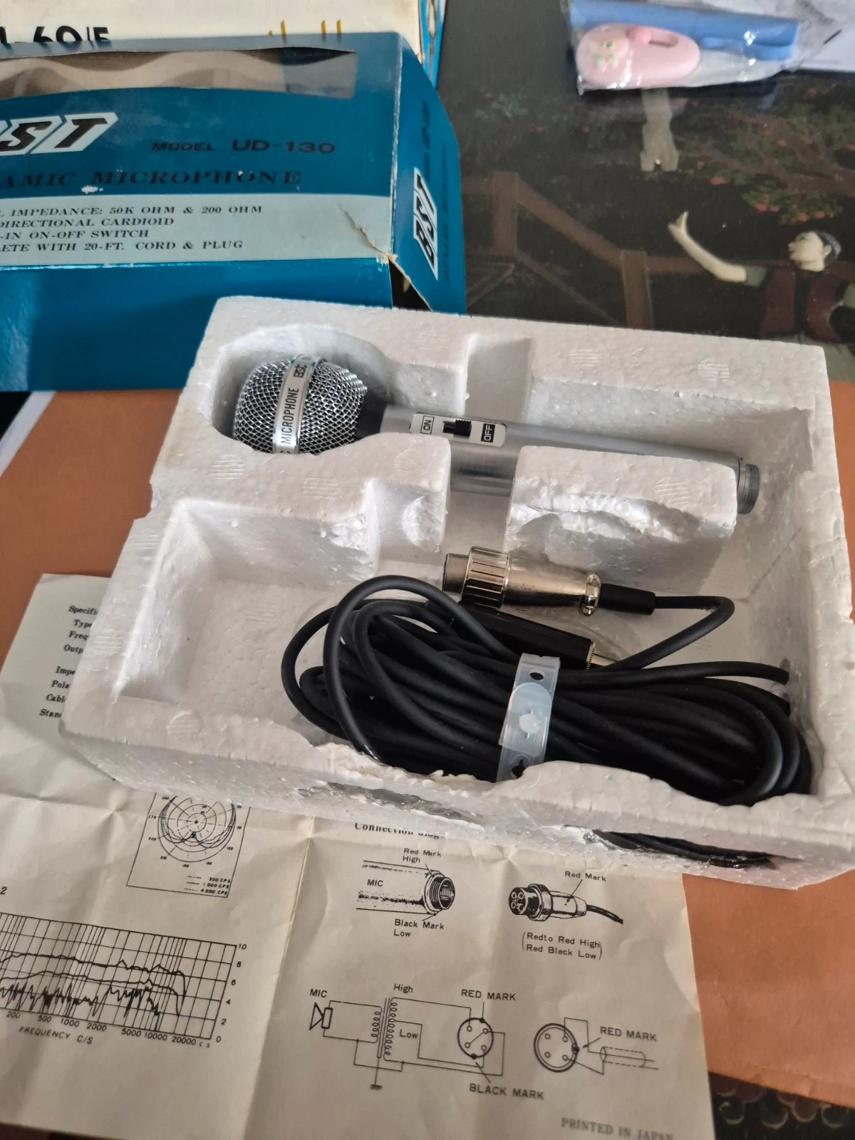 Microphone Dynamique Vintage BST UD-130 – Neuf en Boîte 2