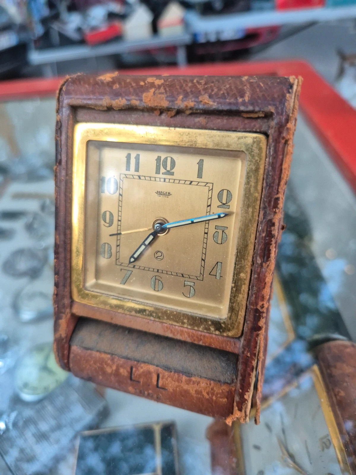 Pendulette de Voyage Vintage Jaeger-LeCoultre 2 Jours Alarme – Années 40 – Jaeger 2
