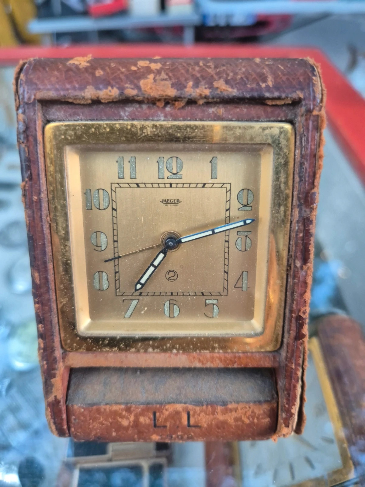 Pendulette de Voyage Vintage Jaeger-LeCoultre 2 Jours Alarme – Années 40 – Jaeger 3