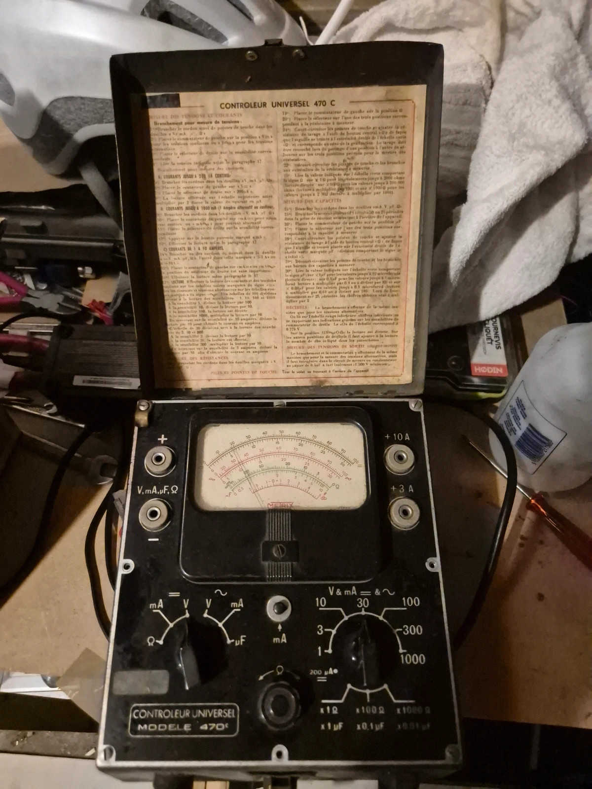 Appareil de mesure Métrix de table vintage 470c – metrix 2