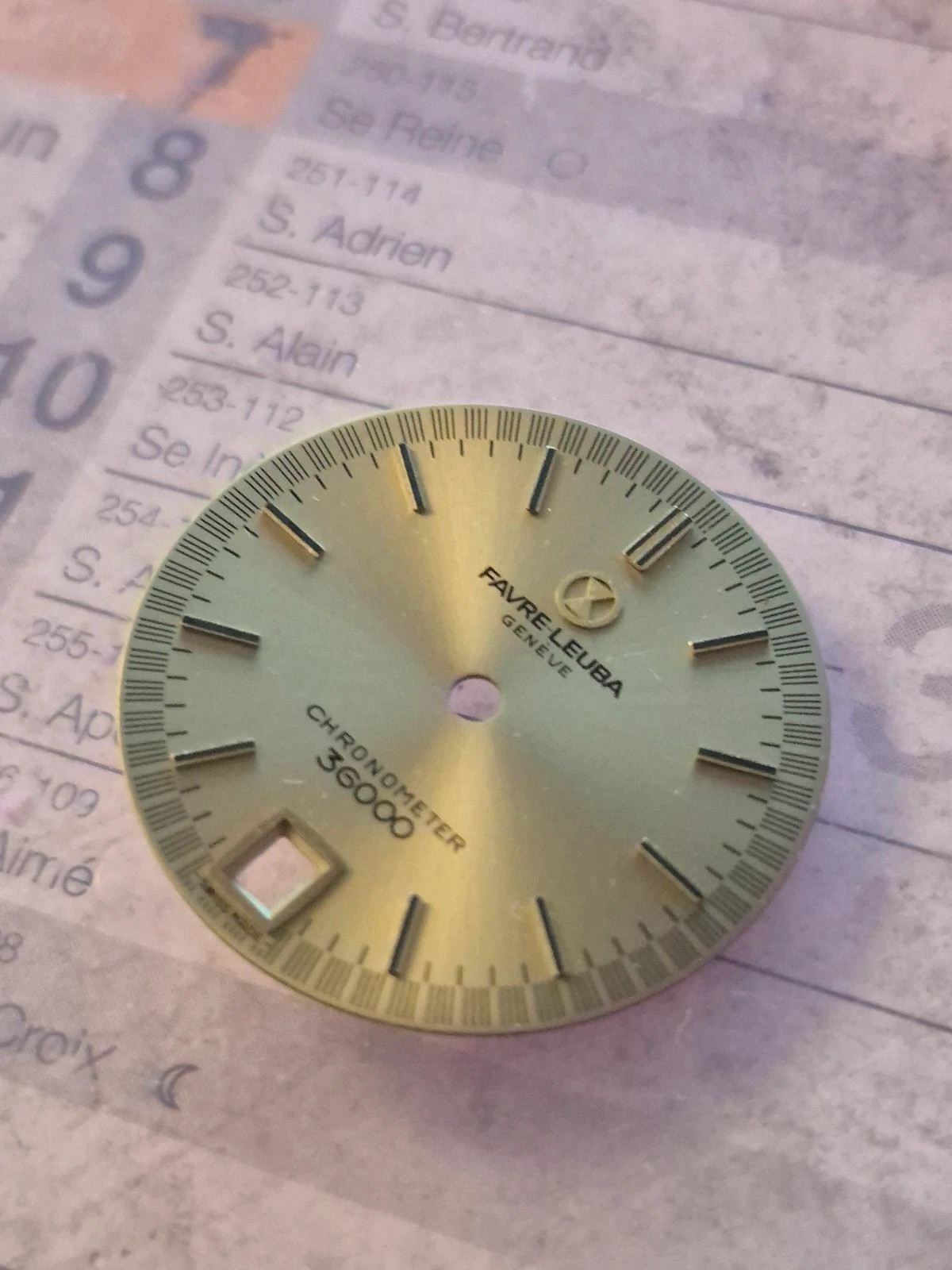 Cadran montres Favre Leuba – Favre Leuba – taille Jusqu'à 30 mm 2