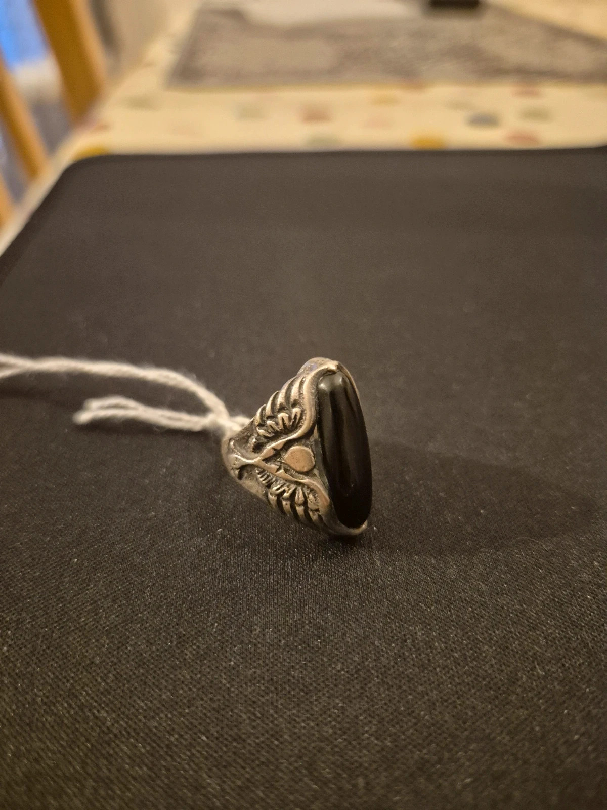 Bague en argent et onyx – taille 17,7 mm 3