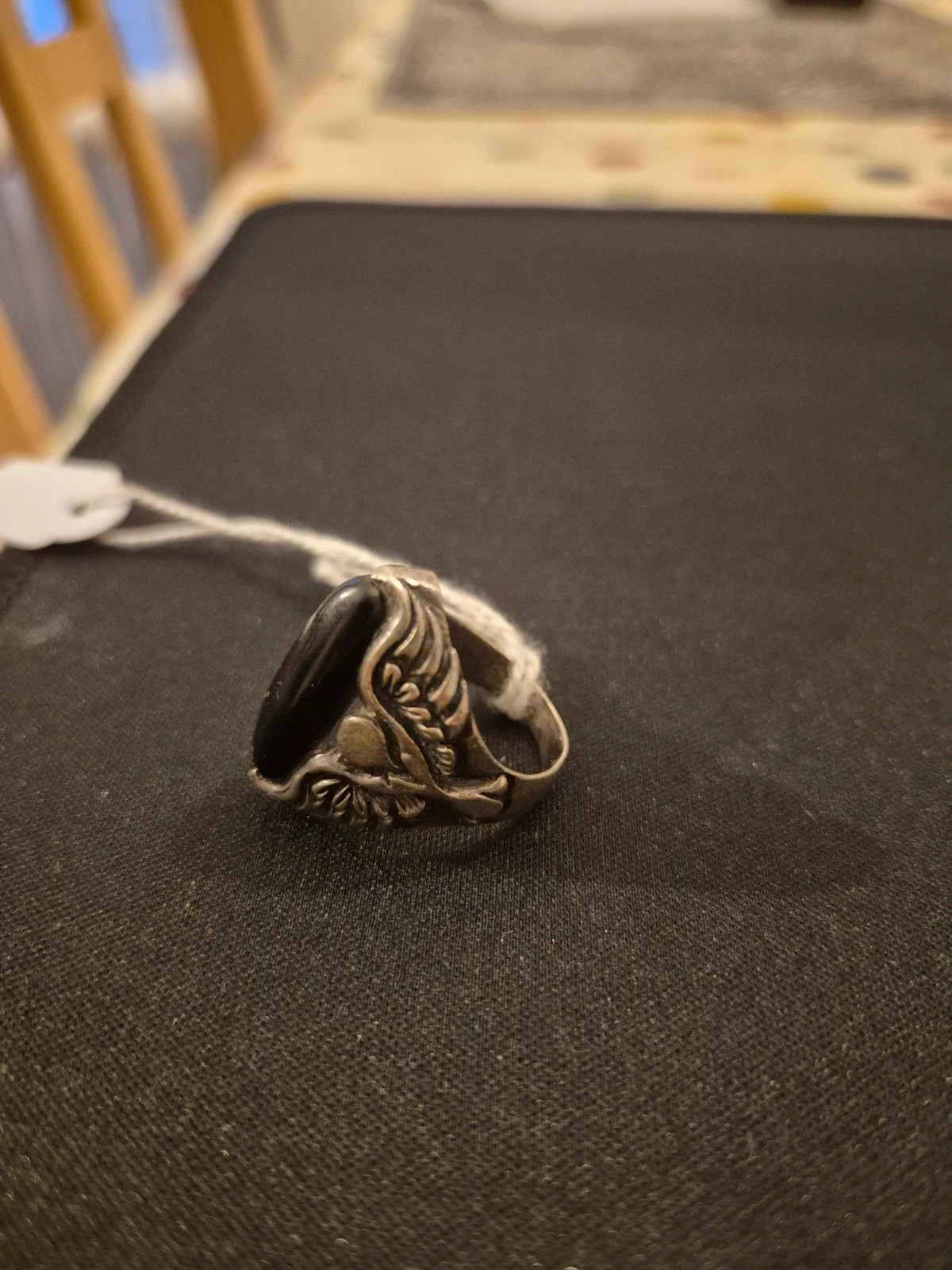Bague en argent et onyx – taille 17,7 mm 4