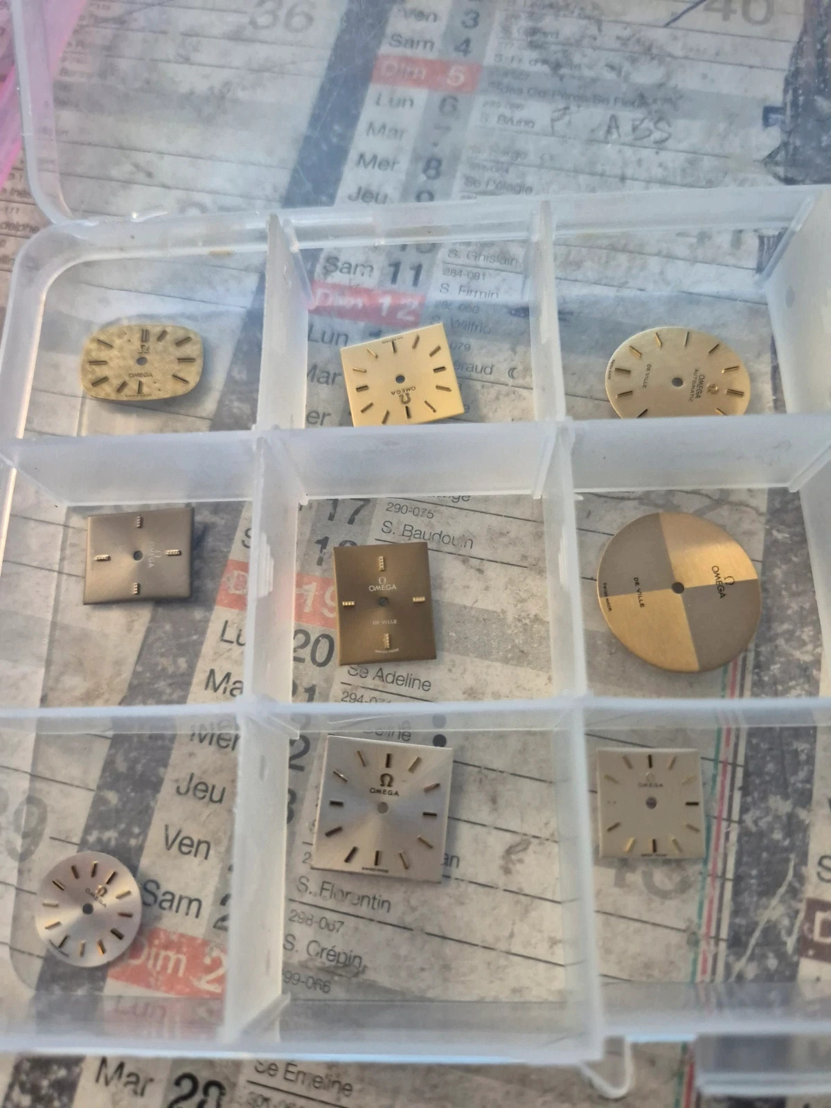 Lot 17 cadrans montres Omega femmes – Omega – taille Jusqu'à 30 mm 2