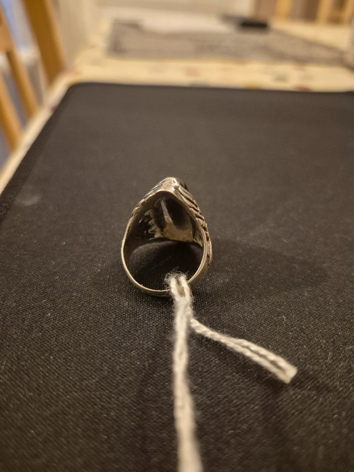 Bague en argent et onyx – taille 17,7 mm 5