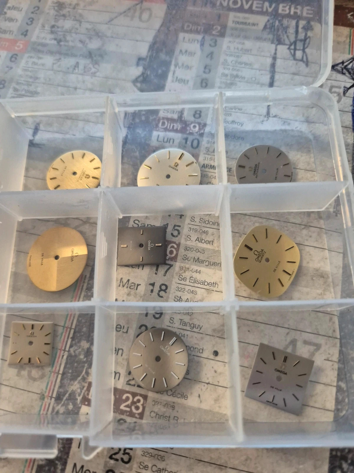 Lot 17 cadrans montres Omega femmes – Omega – taille Jusqu'à 30 mm 3