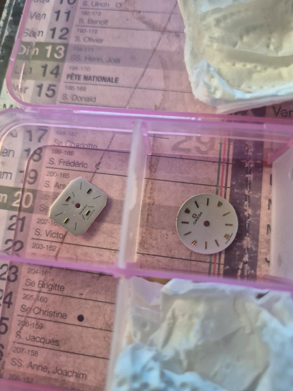 Lot 17 cadrans montres Omega femmes – Omega – taille Jusqu'à 30 mm 5