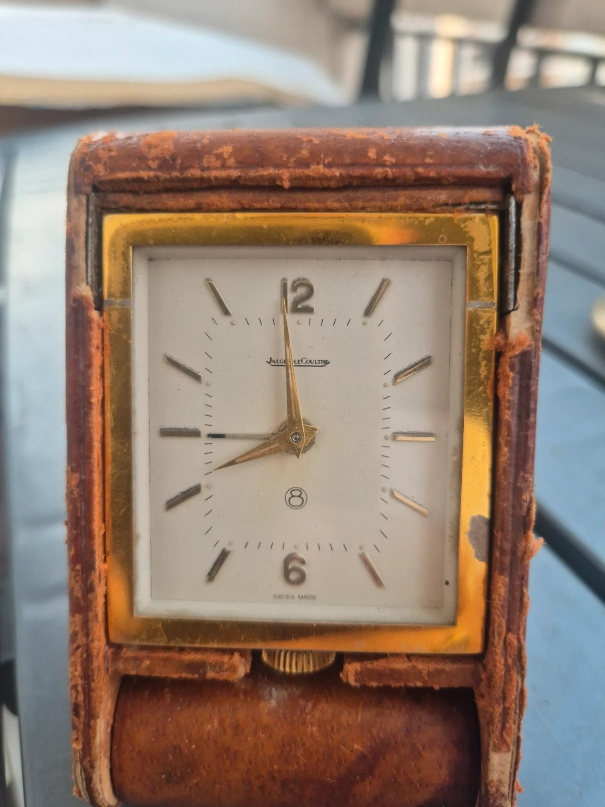 Jaeger LeCoultre Pendule réveil de voyage 8 jours mécanique vintage années 1950 – Jaeger-LeCoultre 4