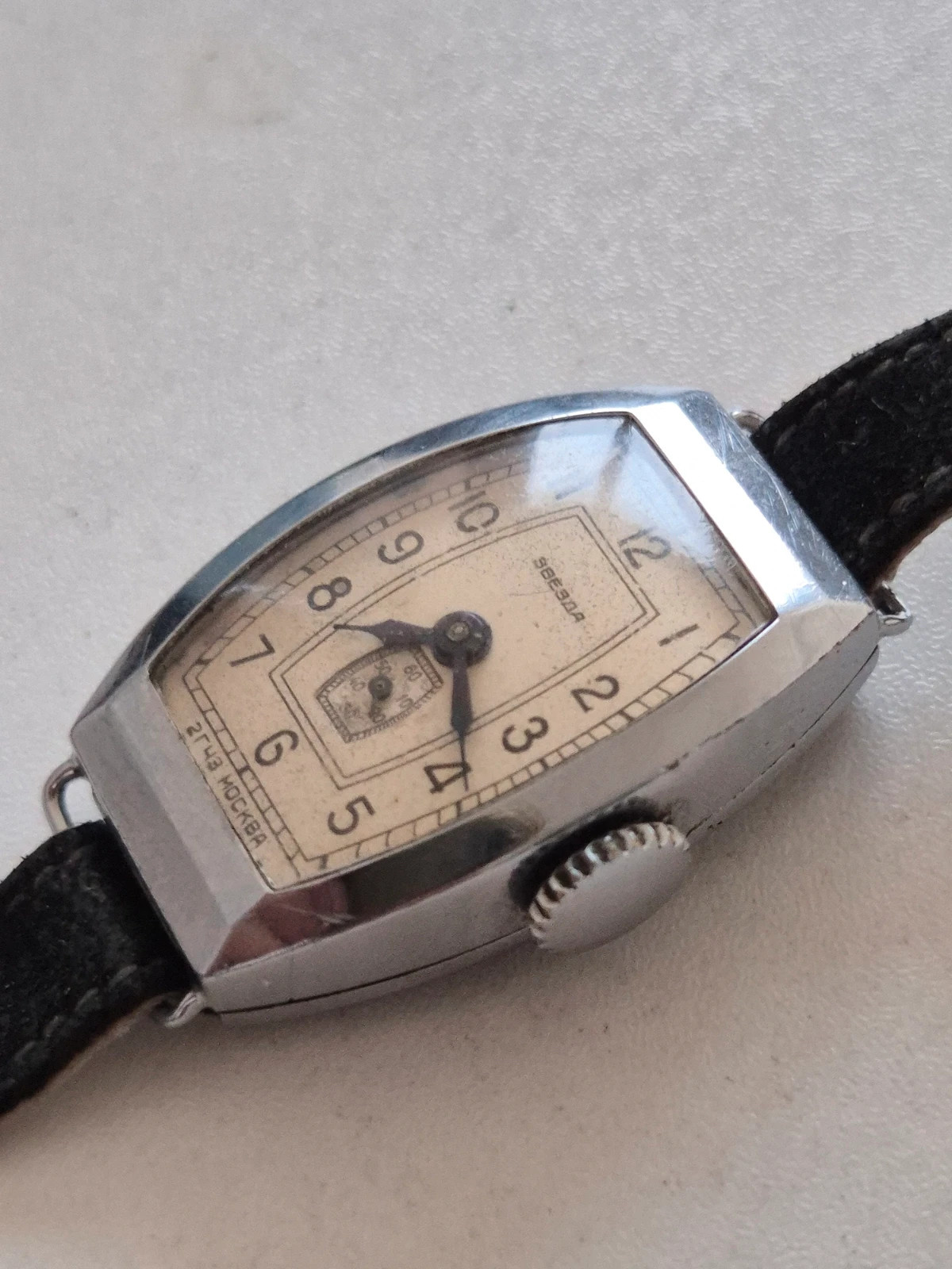 Montre vintage art deco zvezda cal.T18 – taille Jusqu'à 30 mm 2
