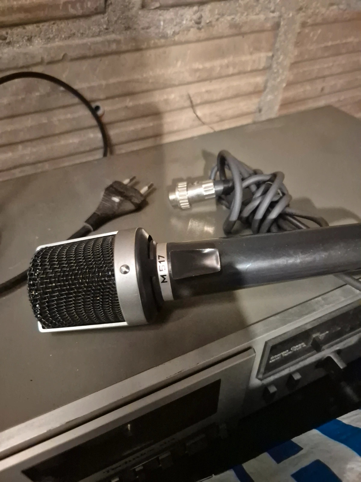 Microphone vintage UHER M517 – Pour magnétophone Uher Report 2