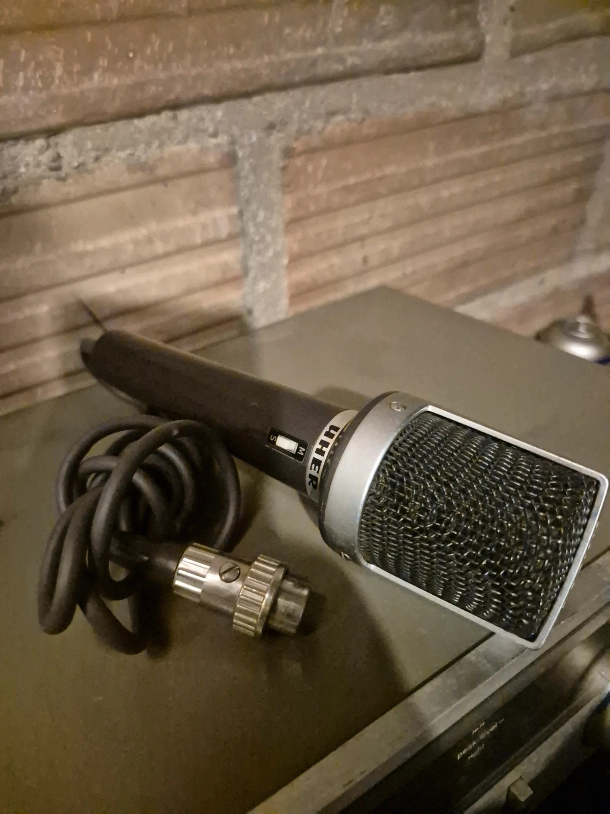 Microphone vintage UHER M517 – Pour magnétophone Uher Report