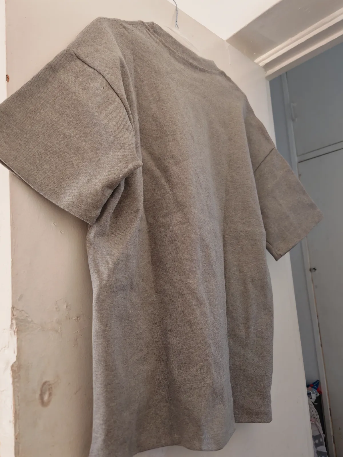 Grey Graphic Print Oversized T-shirt 300gsm 0XL – No Brand – taille XL 3