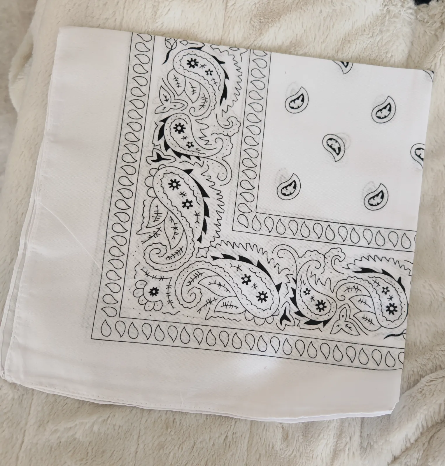 Set of Paisley Bandanas Blue White Purple – No Brand – taille Taille unique 2