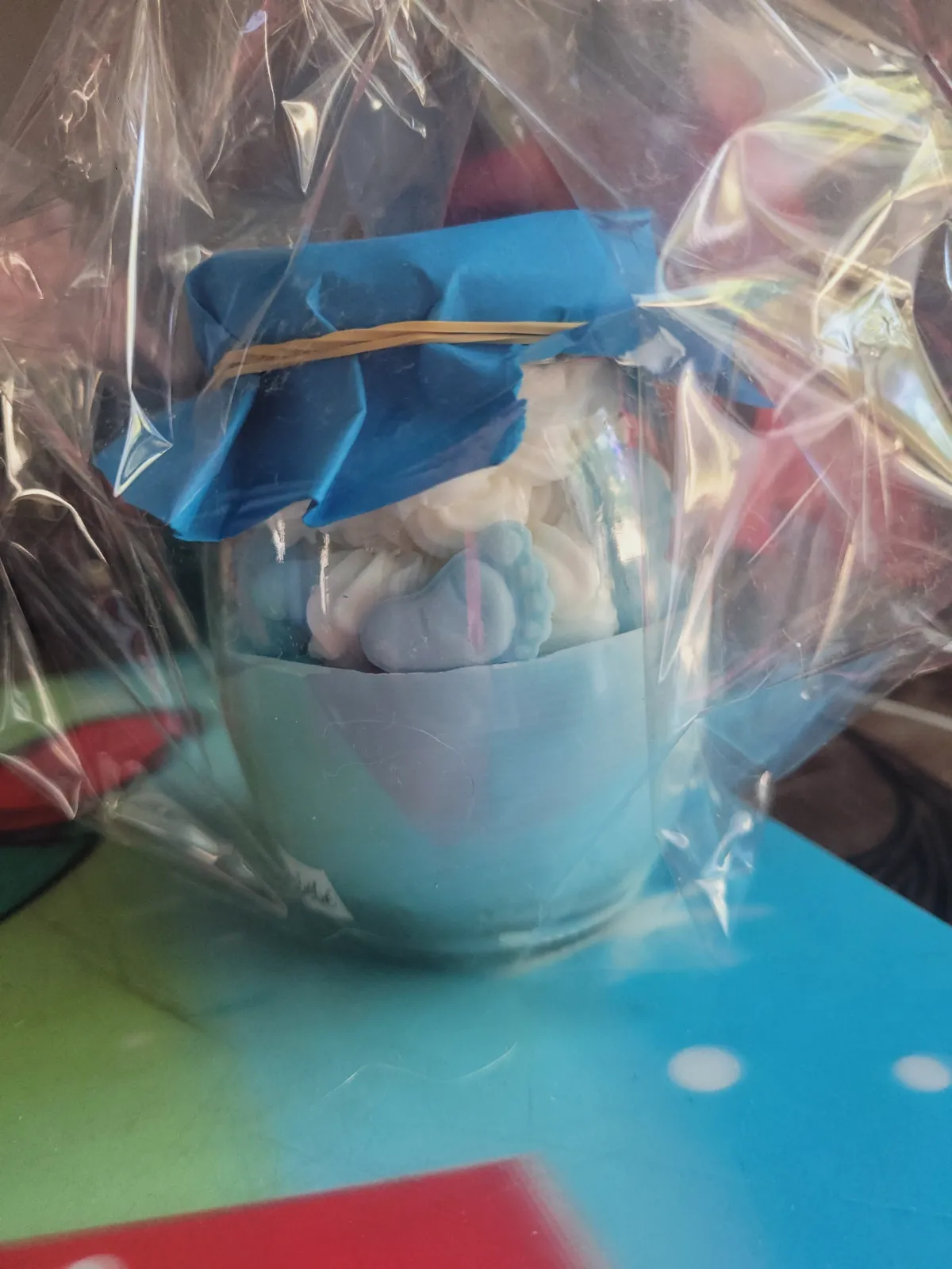 Bougie artisanale parfumée senteur bébé – Fait main 3