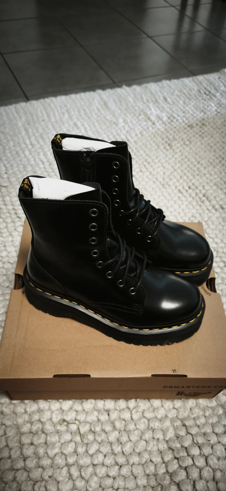 Bottines Dr. Martens Jadon noires pointure 38