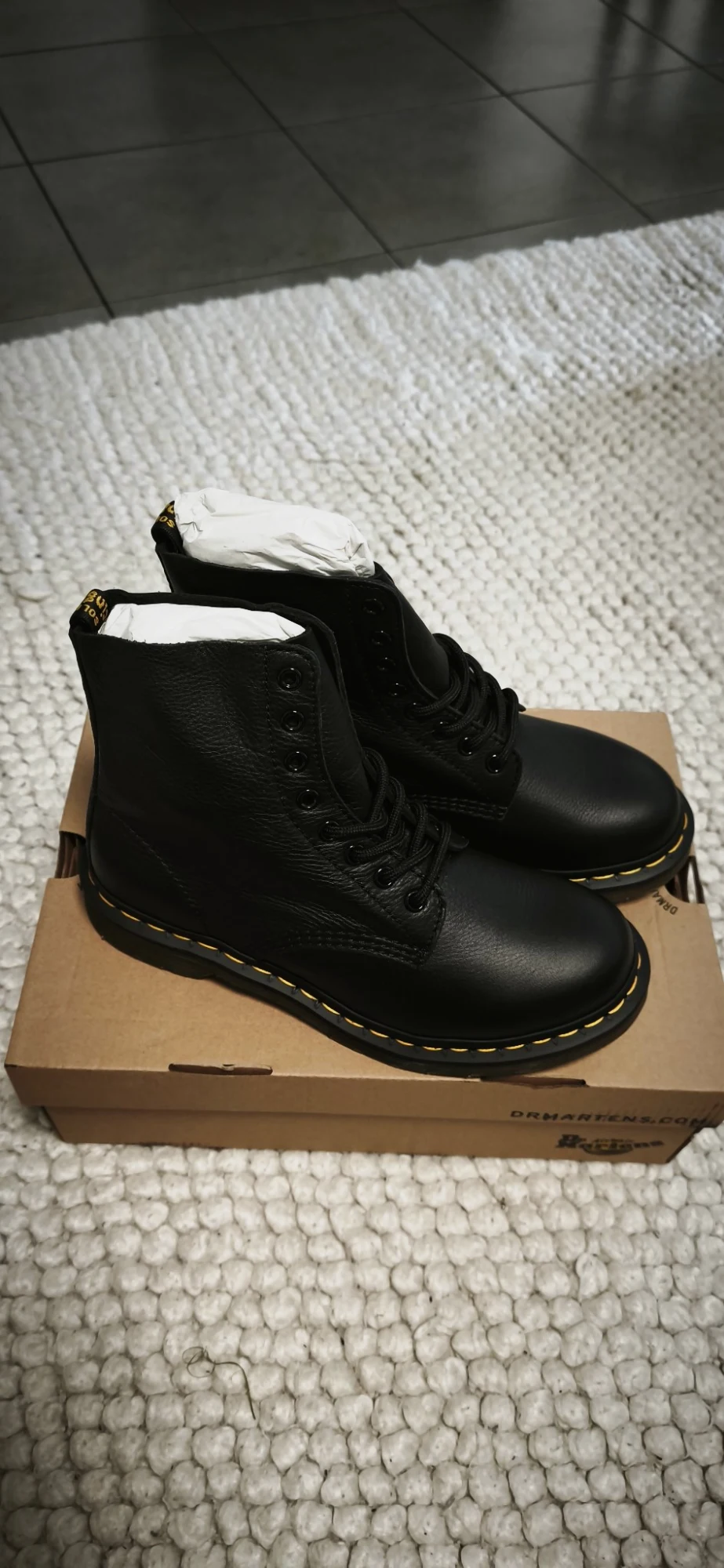 Bottines Dr. Martens 1460 en cuir noir