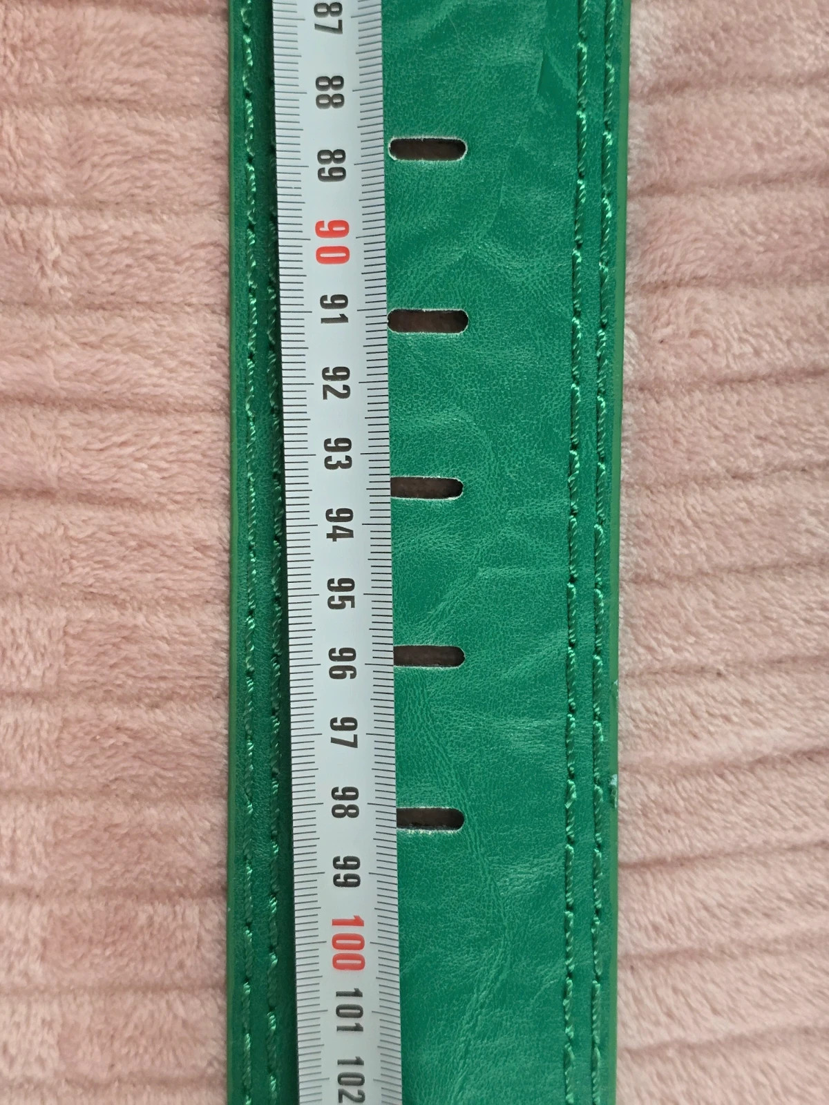 Ceinture large verte effet texturé Taille 95 cm – taille 95 cm 5