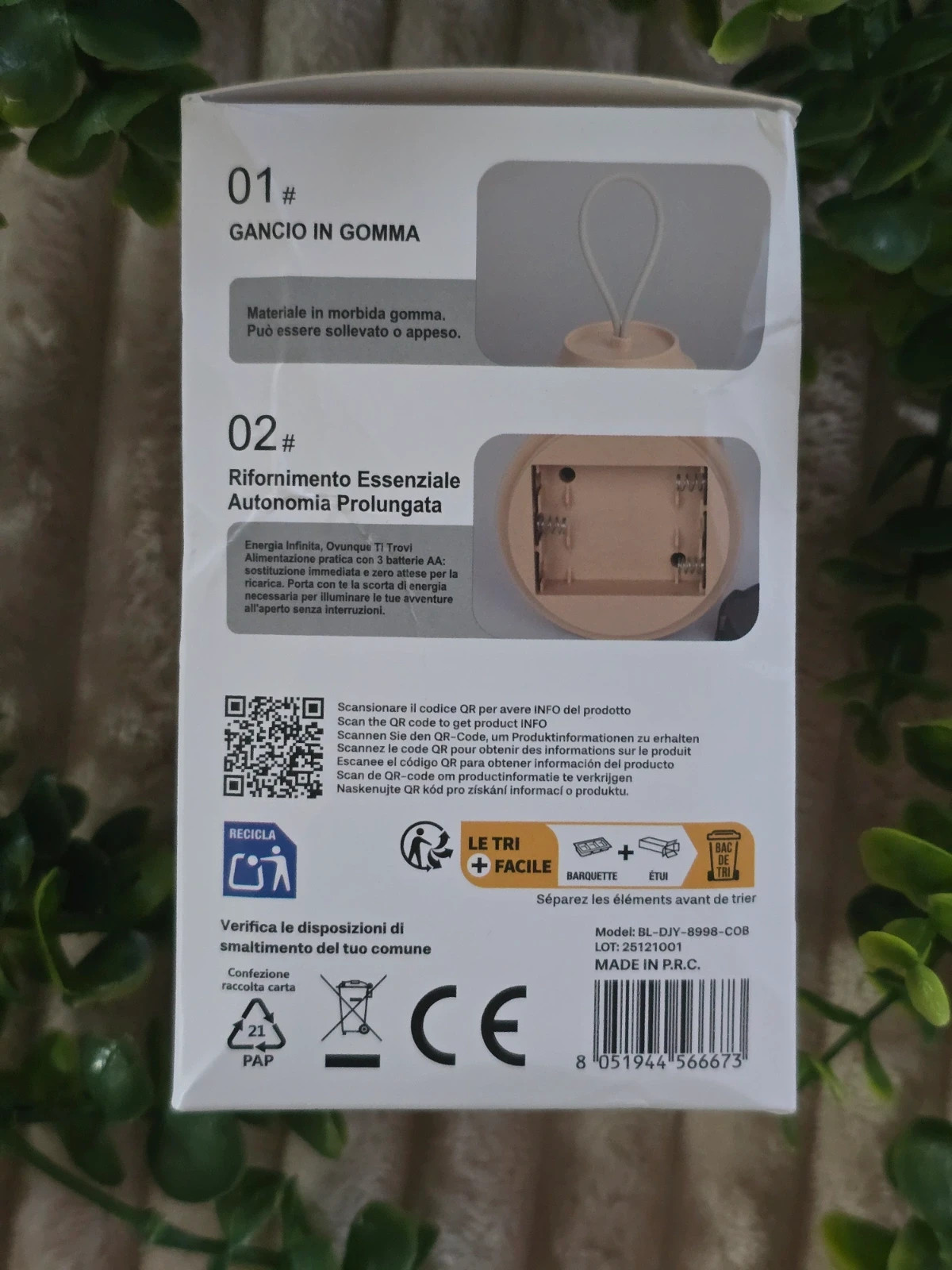 Lanterne de camping LED Mulin Lampe portable nomade neuve 3