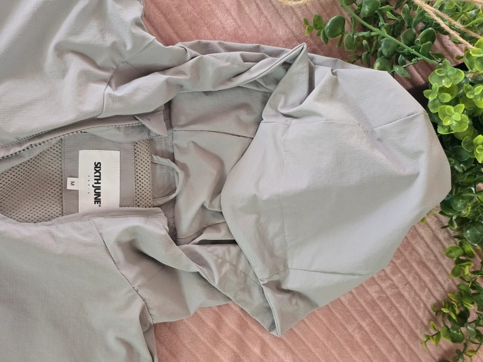 Veste coupe vent a capuche Sixth June gris clair taille M neuve – Sixth June – taille M 3
