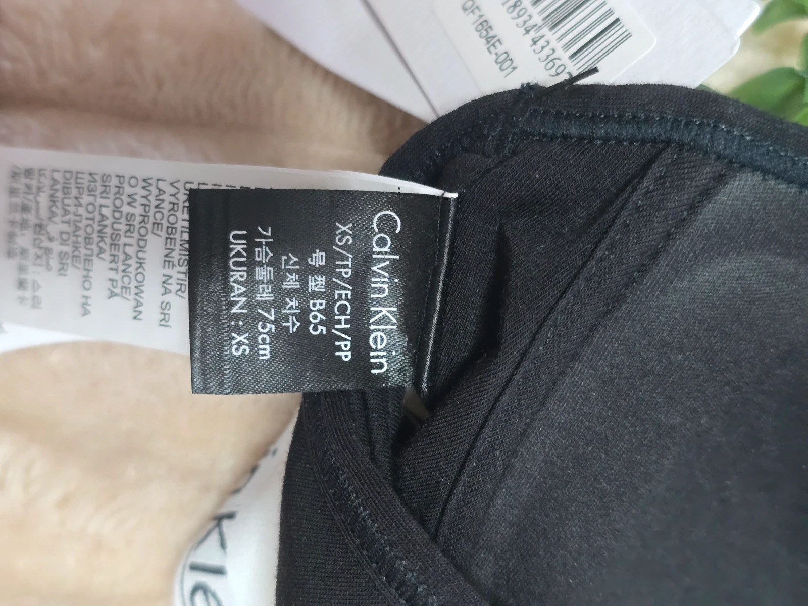 Brassière / Bralette Calvin Klein Modern Cotton Lift - Noire Taille XS Neuve avec étiquette – Calvin Klein – taille XS 5