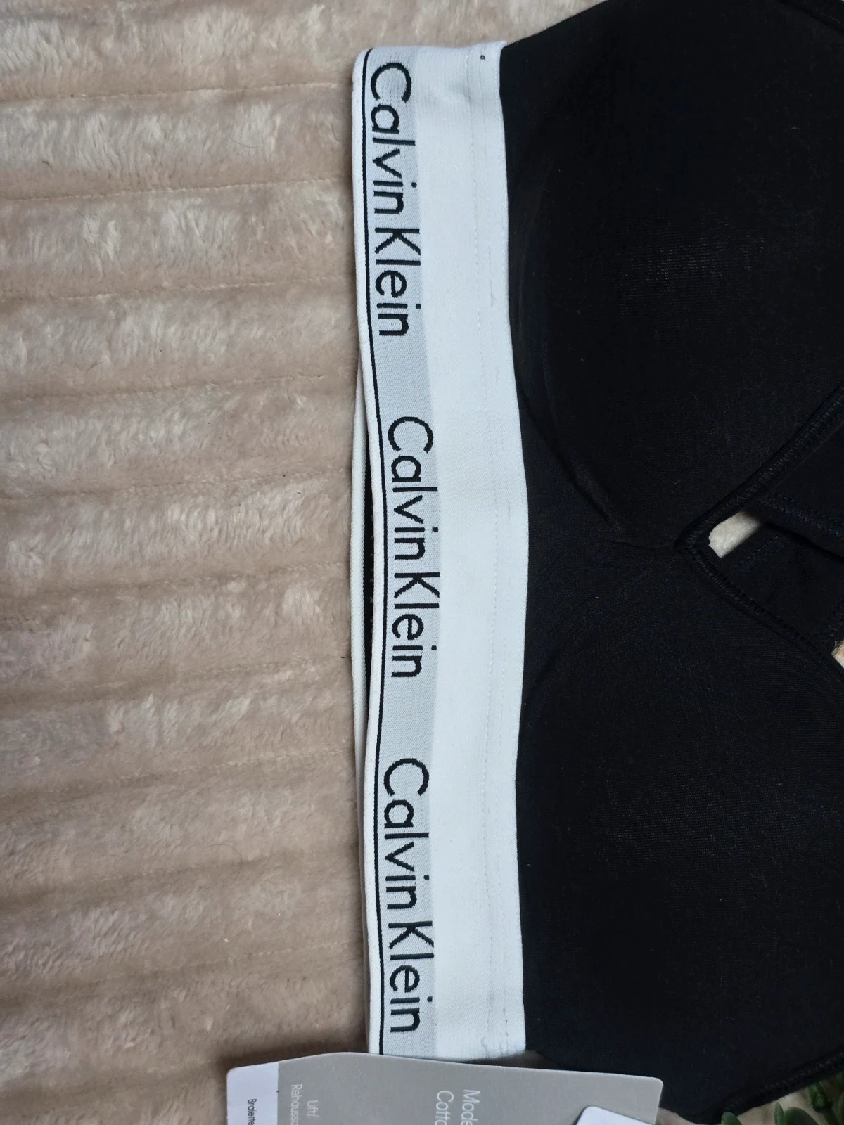 Brassière / Bralette Calvin Klein Modern Cotton Lift - Noire Taille XS Neuve avec étiquette – Calvin Klein – taille XS 3