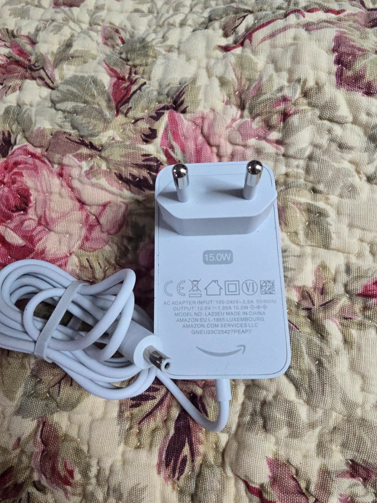 Chargeur / Alimentation secteur Amazon Echo 15 W (Modèle LA23EU) – Amazon 2