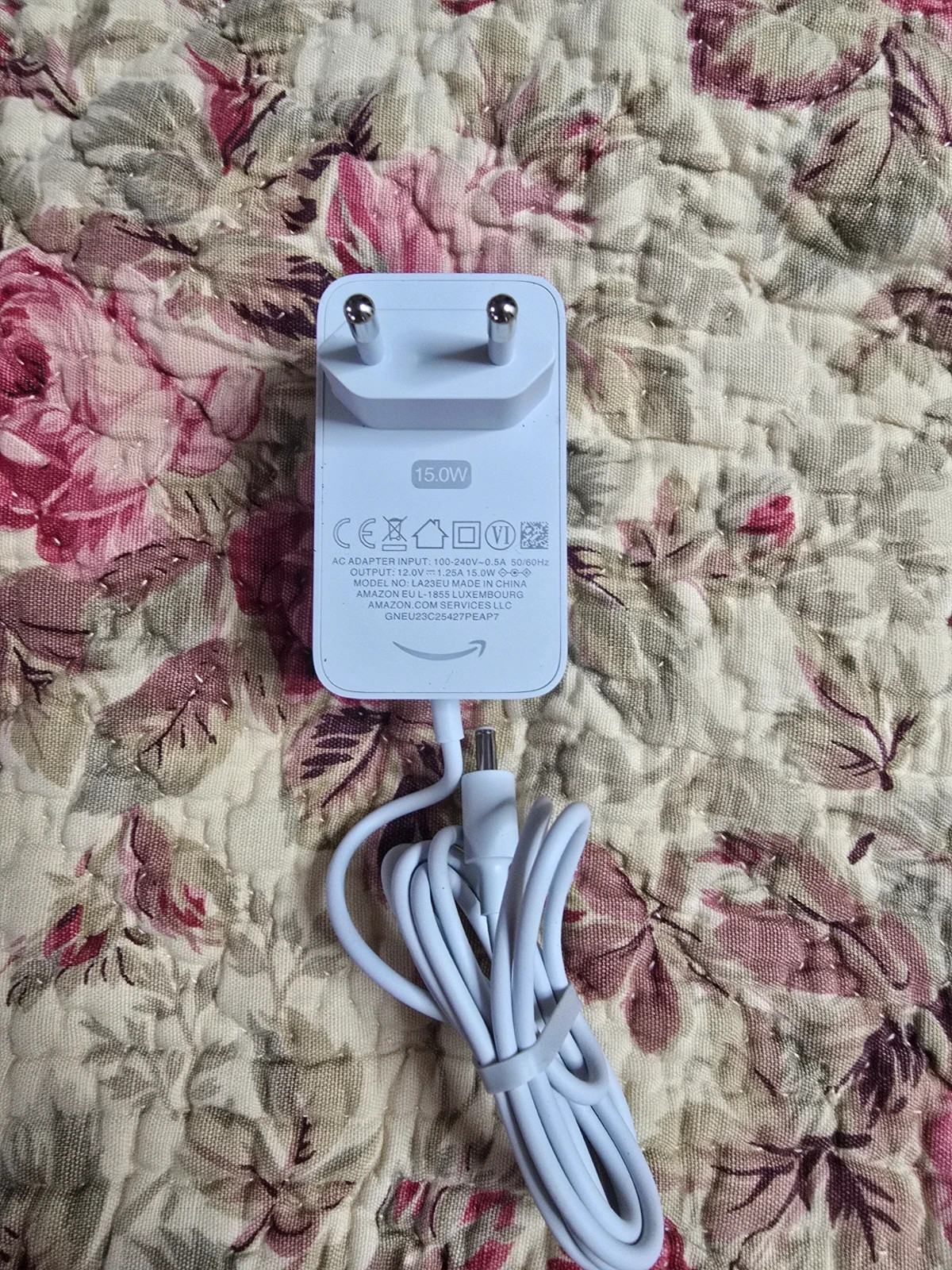 Chargeur / Alimentation secteur Amazon Echo 15 W (Modèle LA23EU)