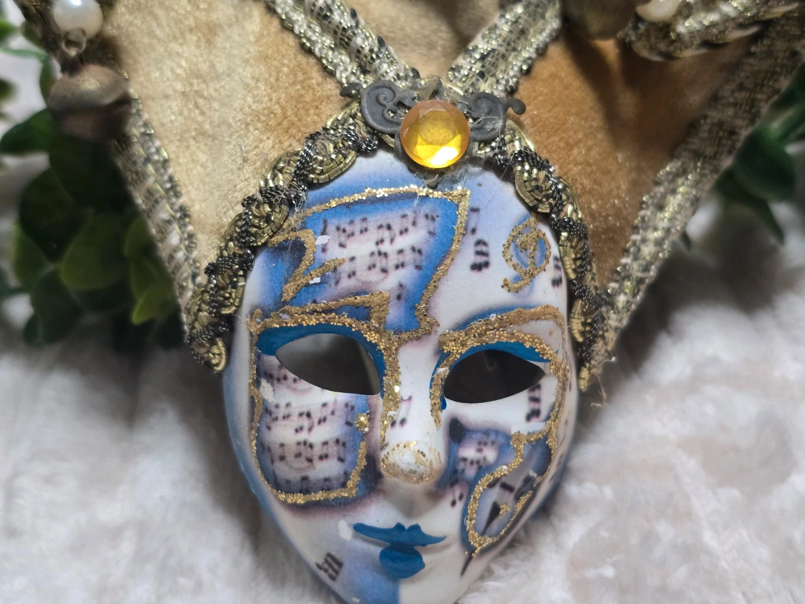 Masque Vénitien en Céramique / Bouffon - La Maschera del Galeone Fait main Venise – Art 2