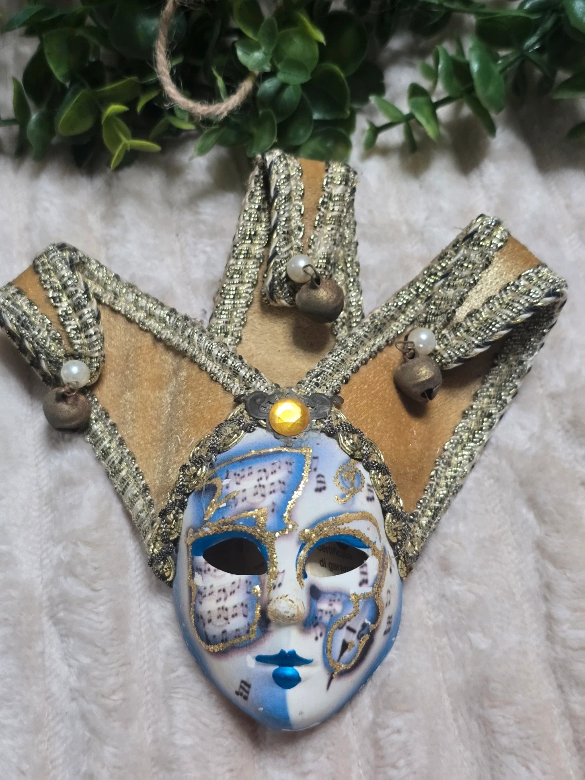 Masque Vénitien en Céramique / Bouffon - La Maschera del Galeone Fait main Venise – Art 4