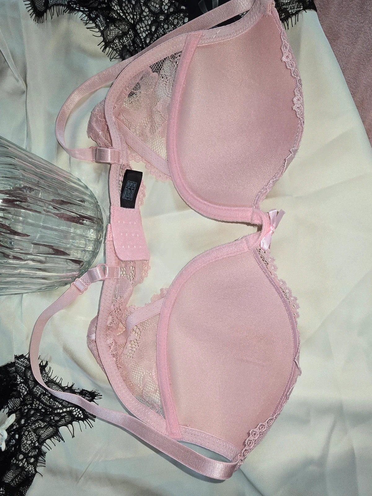 Soutien-gorge en dentelle rose poudré 90B Women by Audace Neuf avec étiquette – WOMAN – taille 90B 3