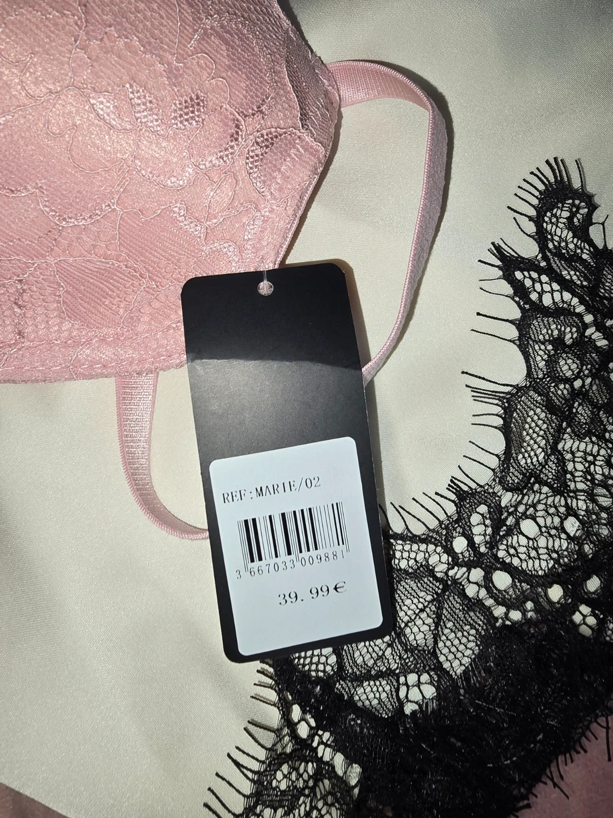 Soutien-gorge en dentelle rose poudré 90B Women by Audace Neuf avec étiquette – WOMAN – taille 90B 5
