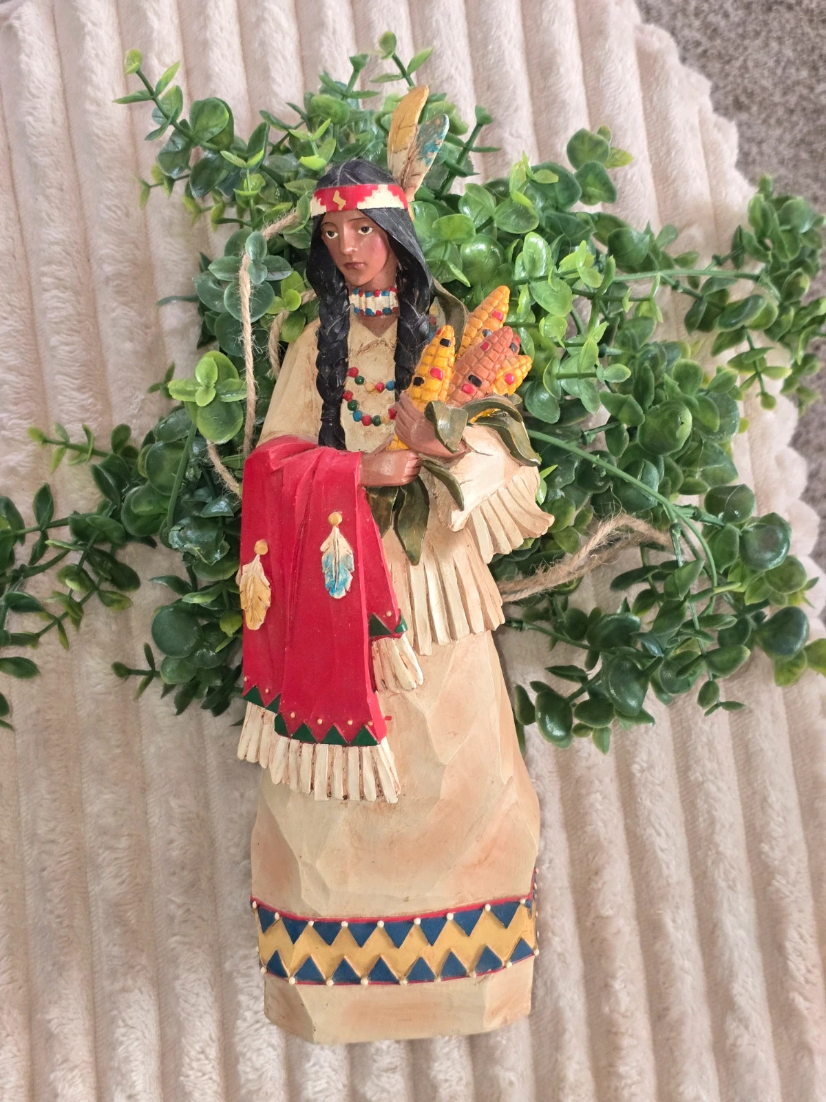 Figurine Amérindienne / Indienne d'Amérique Kurt S. Adler TH0345