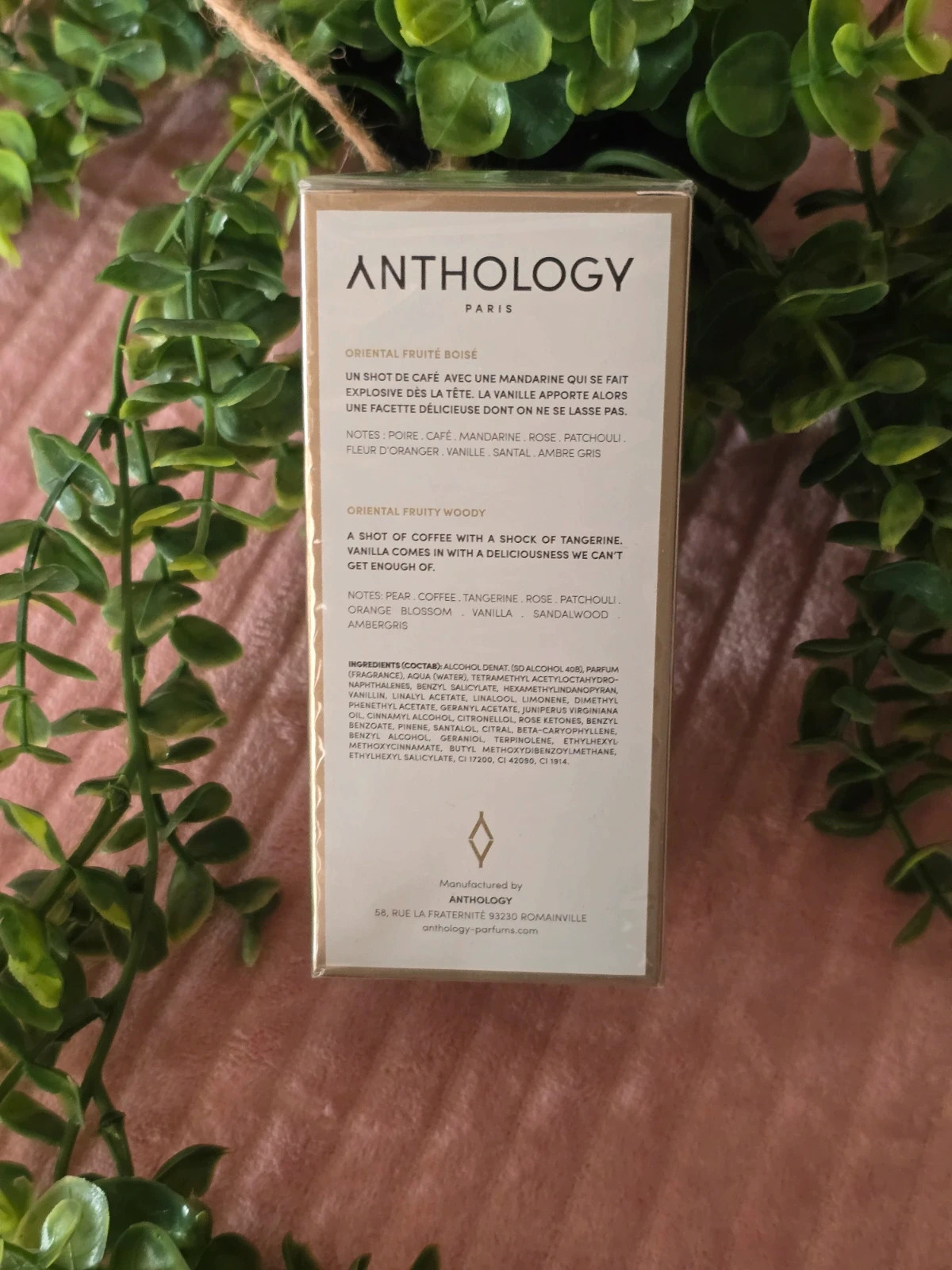 Eau de Parfum Anthology Paris Sweet Coffee 100 ml – Anthology 2