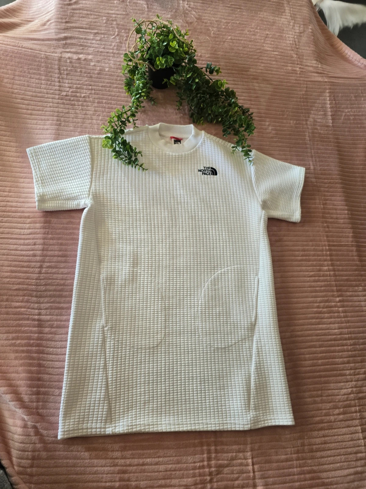 Robe t-shirt / T-shirt long gaufré The North Face blanc Taille S – The North Face – taille S / 36 / 8 2