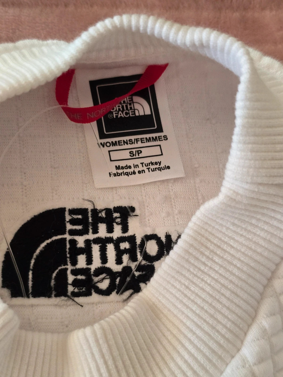 Robe t-shirt / T-shirt long gaufré The North Face blanc Taille S – The North Face – taille S / 36 / 8 5