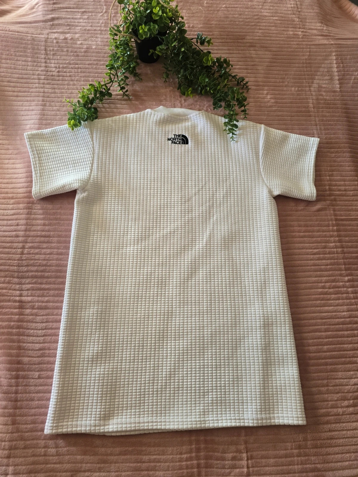 Robe t-shirt / T-shirt long gaufré The North Face blanc Taille S – The North Face – taille S / 36 / 8 3