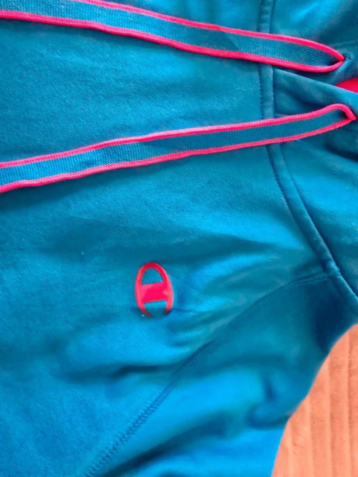 Sweat à capuche Champion Powertrain Double Dry bleu turquoise Taille M – Champion – taille M / 38 / 10 4