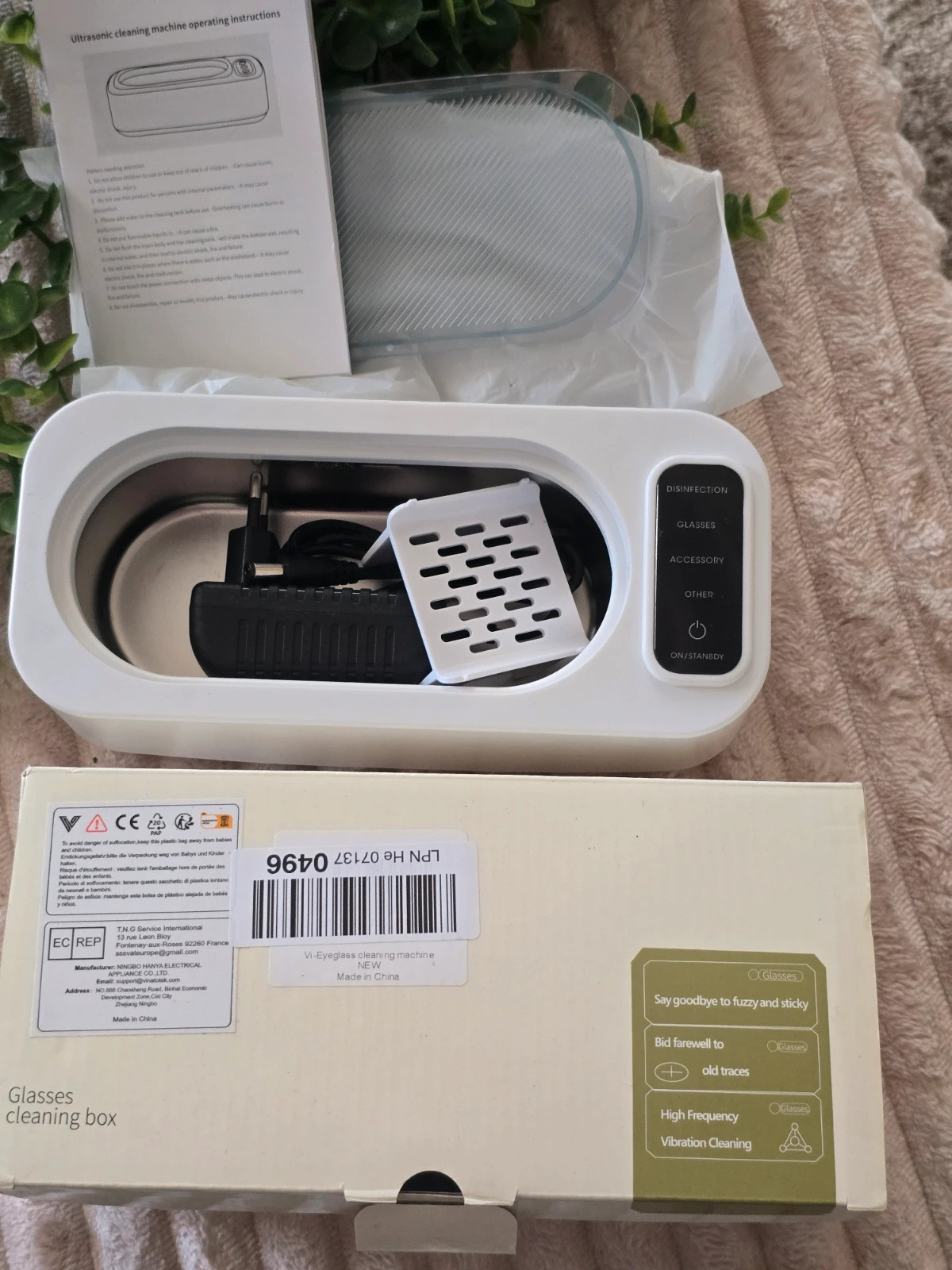 Nettoyeur à ultrasons pour lunettes & bijoux - Neuf avec boîte – Universal 2