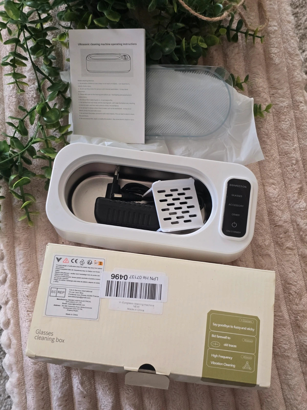 Nettoyeur à ultrasons pour lunettes & bijoux - Neuf avec boîte – Universal 4