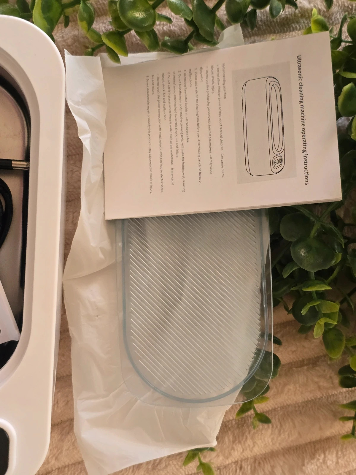 Nettoyeur à ultrasons pour lunettes & bijoux - Neuf avec boîte – Universal 5