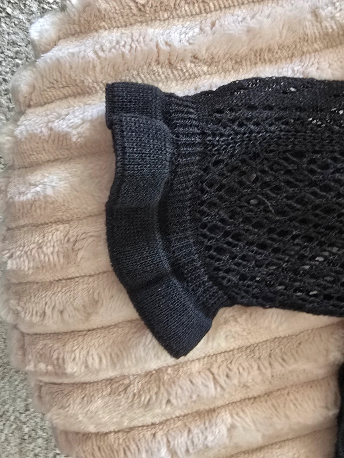 Haut / Pull fin en maille ajourée noir Zara Taille M – Zara – taille M / 38 / 10 4