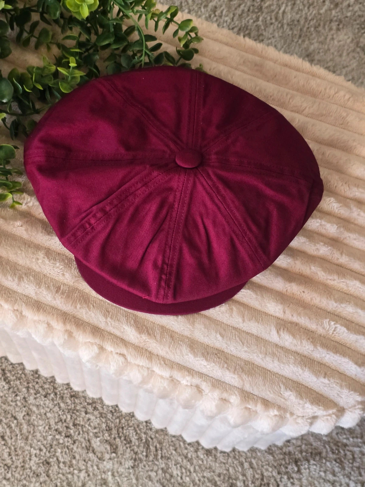 Casquette Gavroche Botvela Bordeaux 100% Coton Taille 59 cm L – Botvela – taille L 2