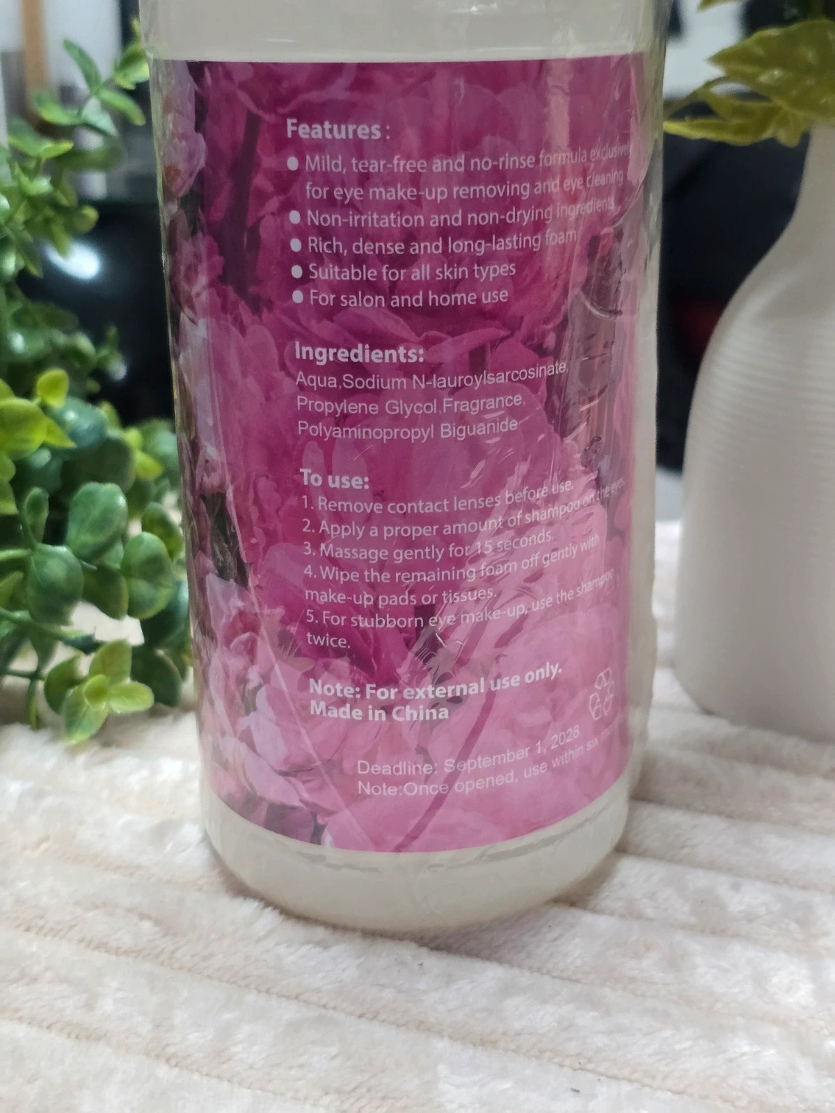 Shampoing pour cils & démaquillant Actrol Rose de Damas 1 Litre Neuf – actrol – taille Taille unique 4