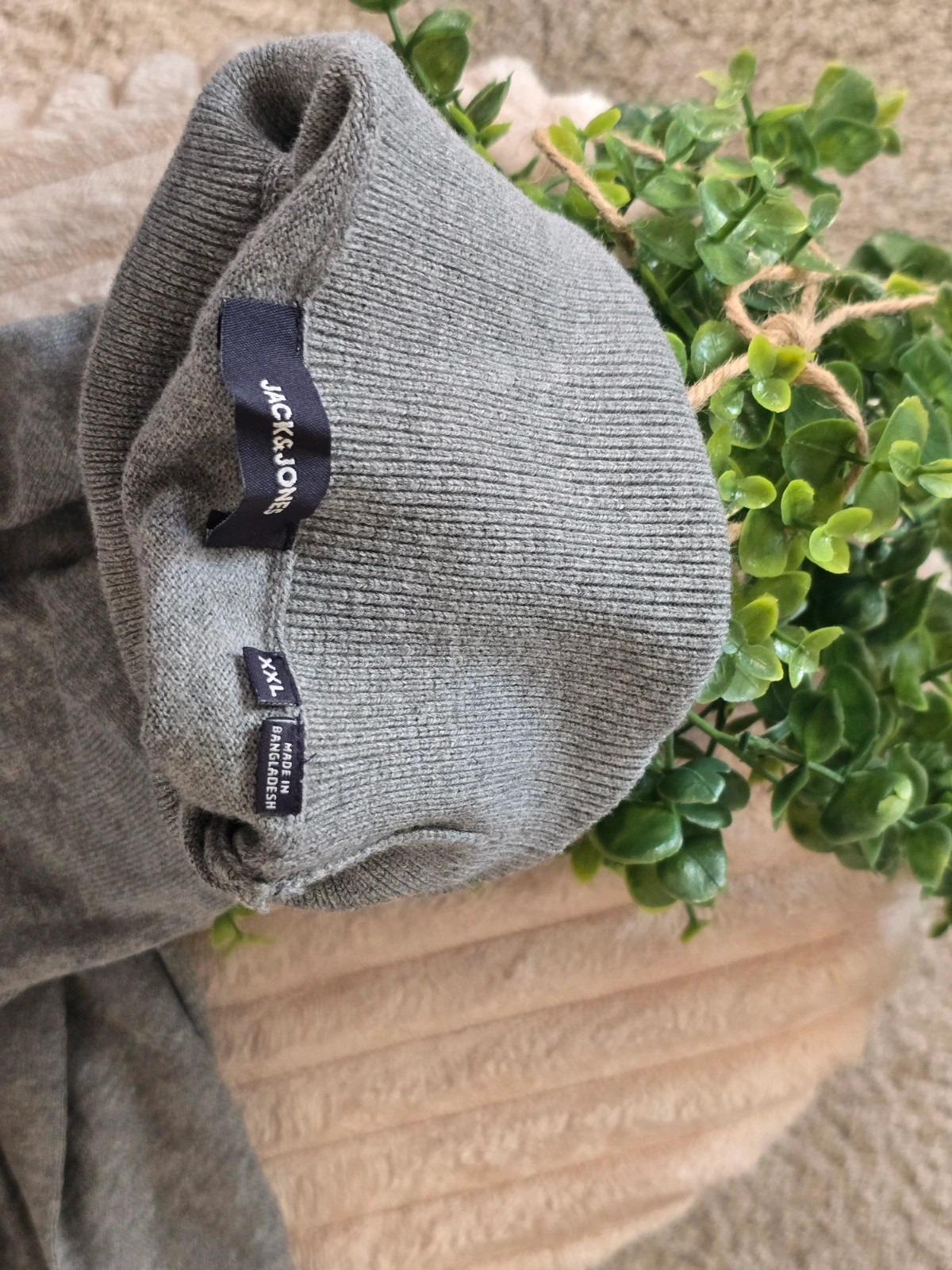 Pull à col roulé gris Jack & Jones XXL Neuf sans étiquette – Jack & Jones – taille XXL / 44 / 16 4