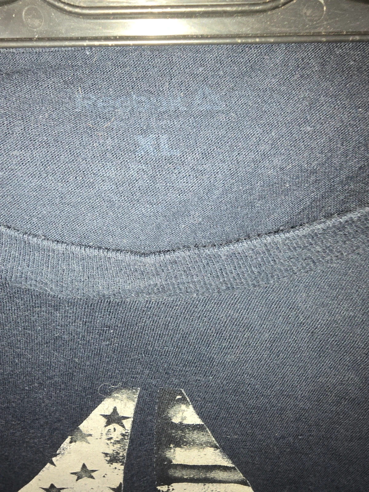 T-shirt Reebok Logo Drapeau US Bleu Marine Taille XL – Reebok – taille XL 3