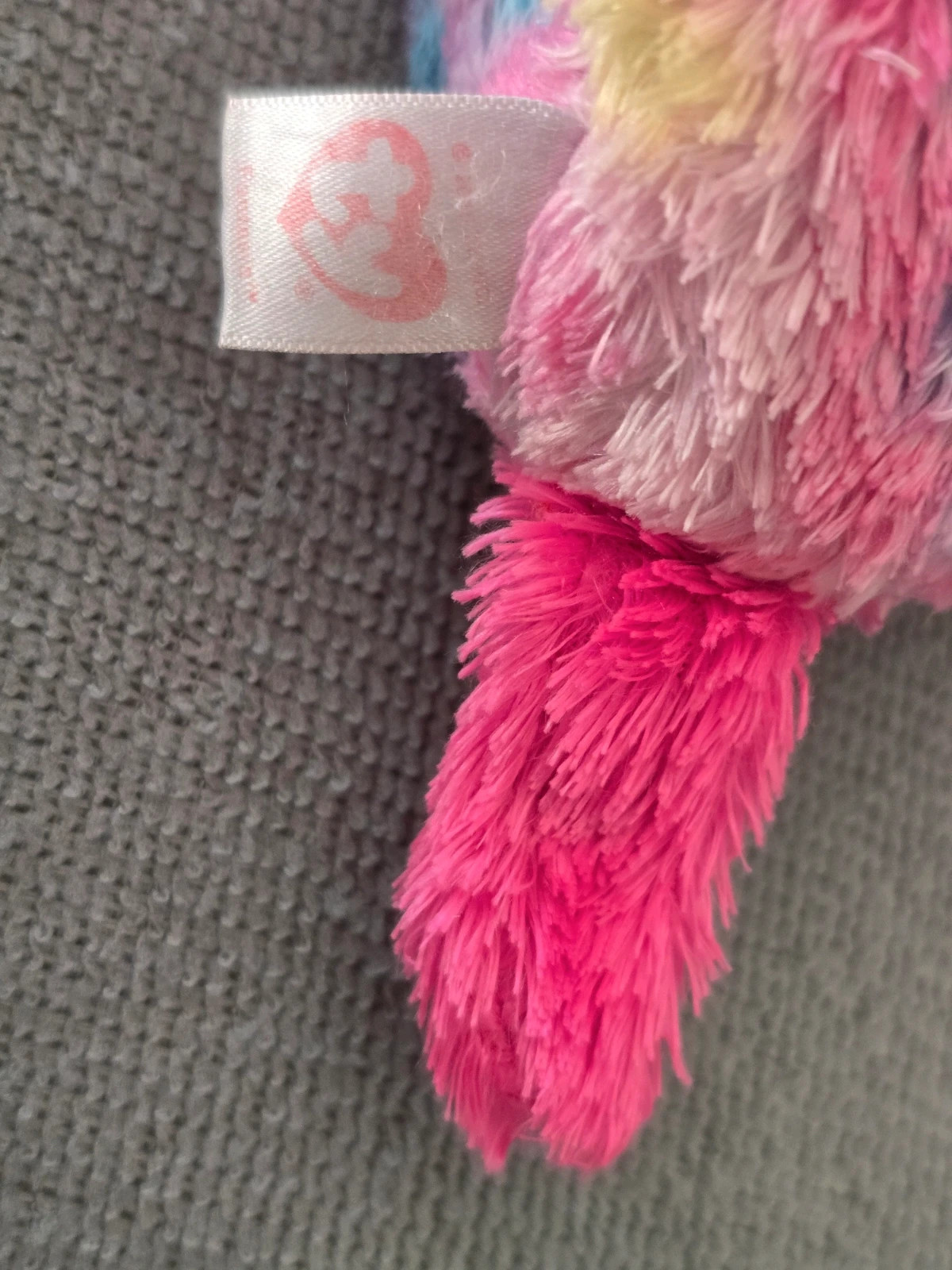 Peluche TY Beanie Boos Licorne Fantasia approx. 15 cm Très bon état – Ty – taille 3 ans / 98 cm 4