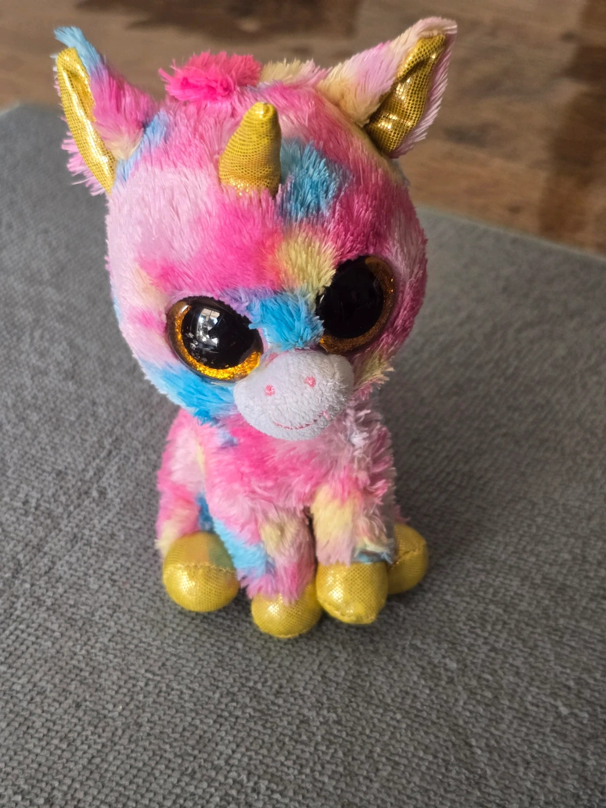 Peluche TY Beanie Boos Licorne Fantasia approx. 15 cm Très bon état – Ty – taille 3 ans / 98 cm 2
